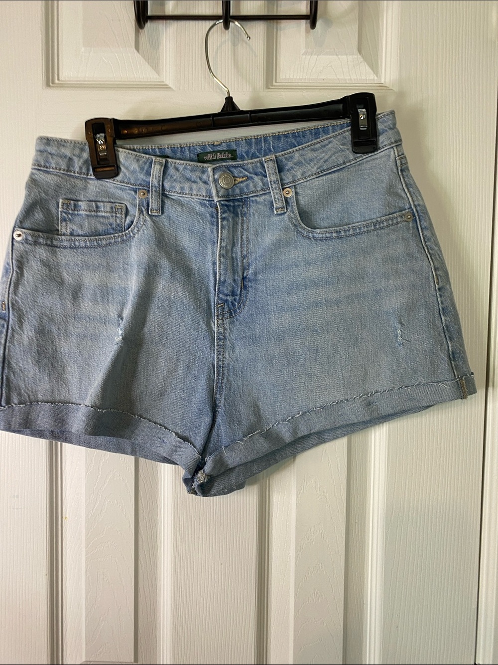 wild fable Light Blue High-Rise Denim Shorts Size 8.